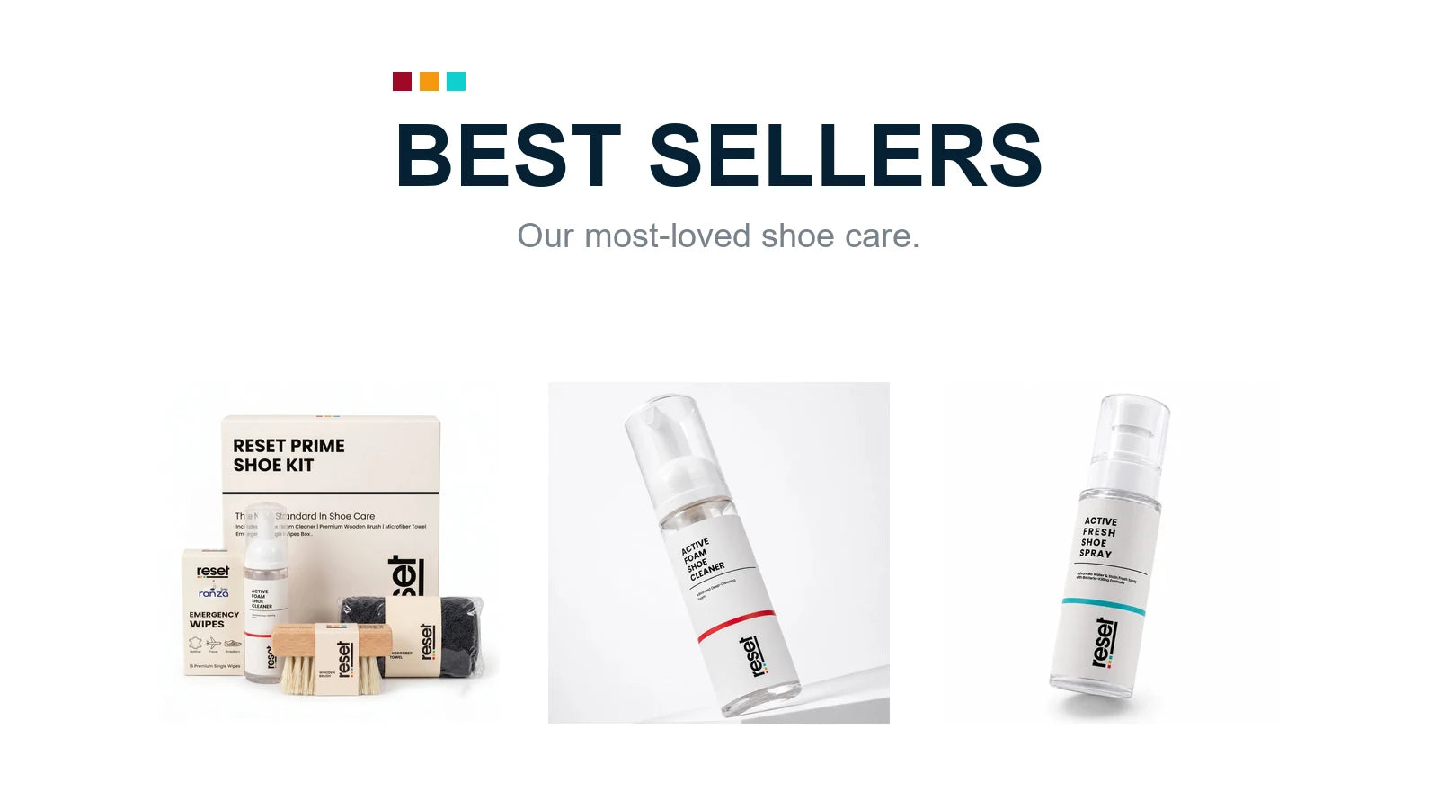 Best Sellers — RESET shoe care