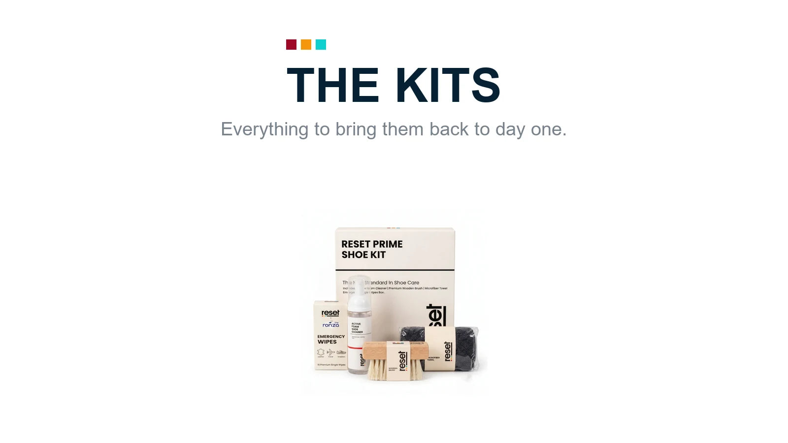 The Kits — RESET shoe care
